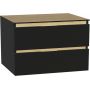 Excellent Tuto 2.0 MLEX215180001BK front szafki 80x2x21.9 cm podumywalkowa wisząca czarna zdj.6