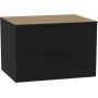 Excellent Tuto 2.0 MLEX215180003BK front szafki 80x2x24.6 cm podumywalkowa wisząca czarna zdj.6