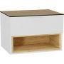 Excellent Tuto 2.0 MLEX2171800WHBL korpus szafki 80x46.5x50 cm podumywalkowa wisząca biała-dąb zdj.7