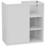 Excellent Ness MLEX8201600WH szafka 57x28x60 cm podumywalkowa wisząca biała zdj.1