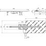 Excellent Stilio INEX1525700RSNP ruszt odpływu liniowego 70 cm stal zdj.2