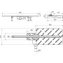Excellent Stilio INEX1525800RSNP ruszt odpływu liniowego 80 cm stal zdj.6