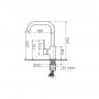 FDesign Avanza FD1A07422 bateria kuchenna stojąca czarny zdj.2