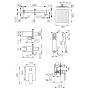 FDesign Brina FD1BRN7PSET111 zestaw prysznicowy podtynkowy chrom zdj.2