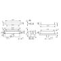 FDesign Kleome FD74046055 odpływ liniowy 60 cm czarny zdj.2