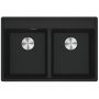 Franke Maris 1140661782 zlewozmywak granitowy 76x51 cm czarny zdj.1