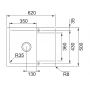 Franke Orion 1430733330 zlewozmywak z baterią czarny/czarny zdj.4