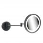 Geesa Mirror 91109306 lusterko kosmetyczne 21.5x21.5 cm okrągłe z oświetleniem chrom zdj.1