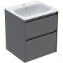 Geberit Selnova Square 504137JK1 umywalka z szafką 55 cm zdj.1