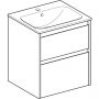 Geberit Selnova Square 504137JR1 umywalka z szafką 55 cm orzech zdj.3