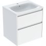 Geberit Selnova Square 504138011 umywalka z szafką 60 cm białą zdj.1