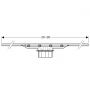 Geberit CleanLine 154501TE1 odpływ liniowy 90 cm czarny zdj.3