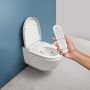 Geberit AquaClean Mera 146200111 toaleta myjąca wisząca bez kołnierza ze spłukiwaniem wirowym biała zdj.9