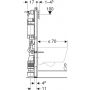 Geberit Duofix 111396006 stelaż podtynkowy do miski wc wiszącej zdj.3