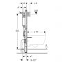 Geberit Duofix 111060002 stelaż podtynkowy do miski wc wiszącej zdj.4