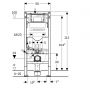 Geberit Duofix 111320006 stelaż podtynkowy do miski wc wiszącej zdj.3