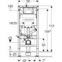 Geberit Duofix 111364006 stelaż podtynkowy do miski wc wiszącej zdj.2
