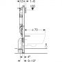 Geberit Duofix 111364006 stelaż podtynkowy do miski wc wiszącej zdj.3