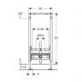 Geberit Sigma 111510002 stelaż podtynkowy do bidetu zdj.3