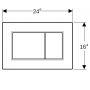 Geberit Sigma01 115660JQ1 przycisk spłukujący do wc chrom mat zdj.2