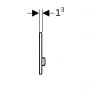 Geberit Sigma 115788DW2 przycisk spłukujący do wc czarny zdj.2