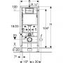 Geberit Duofix 118342212 zestaw stelaż z miską, deską i przyciskiem zdj.9