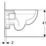 Geberit Duofix 118343002 zestaw wc stelaż + miska + deska zdj.2