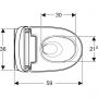 Geberit AquaClean 146202211 toaleta myjąca wisząca bez kołnierza biała zdj.3
