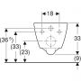 Geberit Smyle Square 500379018 miska wc wisząca bez kołnierza biały zdj.4