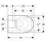 Geberit iCon 501661008 miska wc wisząca bez kołnierza biały połysk zdj.4