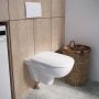 Geberit Selnova 501751001 zestaw miska z deską wisząca bez kołnierza biały zdj.6