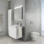 Geberit iCon 503048001 zestaw miska z deską wisząca bez kołnierza spłukiwanie wirowe biały połysk zdj.6