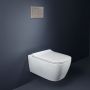 Geberit Smyle Square 503171001 miska wc z deską wolnoopadającą wisząca bez kołnierza ze spłukiwaniem wirowym biały połysk zdj.5