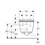 Geberit Smyle Square 503171001 miska wc z deską wolnoopadającą wisząca bez kołnierza ze spłukiwaniem wirowym biały połysk zdj.3