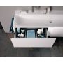 Geberit Xeno2 500277001 umywalka 140x48 cm prostokątna ścienna biała zdj.5