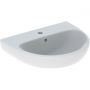 Geberit Selnova 500315017 umywalka 55x44 cm półokrągła ścienna biała zdj.1