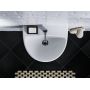 Geberit Selnova 500315017 umywalka 55x44 cm półokrągła ścienna biała zdj.5