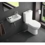 Geberit Selnova Compact 500318015 umywalka 45x25 cm prostokątna ścienna biała zdj.6