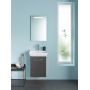 Geberit Selnova Square 500322017 umywalka 45x35 cm prostokątna ścienna-nablatowa biała zdj.6