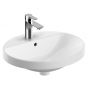 Geberit Variform 500712012 umywalka 50x45 cm owalna wpuszczana biała zdj.1