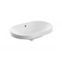 Geberit Variform 500728012 umywalka 60x40 cm owalna wpuszczana biała zdj.1