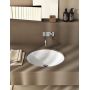 Geberit Variform 500751012 umywalka 42x33 cm owalna podblatowa biała zdj.5