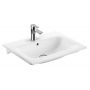Geberit Selnova Square 500994001 umywalka 60x48 cm prostokątna meblowa-wpuszczana biała zdj.1