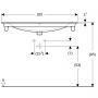Geberit Selnova Square 500997001 umywalka 100x48 cm prostokątna meblowa-wpuszczana biała zdj.4