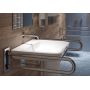 Geberit Selnova Compact 501461007 umywalka 55x55 cm kwadratowa ścienna dla niepełnosprawnych biała zdj.6