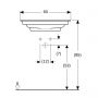 Geberit One 505002001 umywalka 60x48 cm prostokątna meblowa biała zdj.3