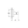 Grohe Essentials 40364001 wieszak na ręcznik starlight chrome zdj.2