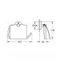 Grohe Essentials 40367GL1 uchwyt na papier toaletowy złoty zdj.2