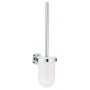 Grohe Essentials 40374001 szczotka toaletowa ścienna starlight chrome zdj.1