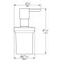 Grohe Essentials 40394A01 dozownik do mydła 160 ml hard graphite zdj.2